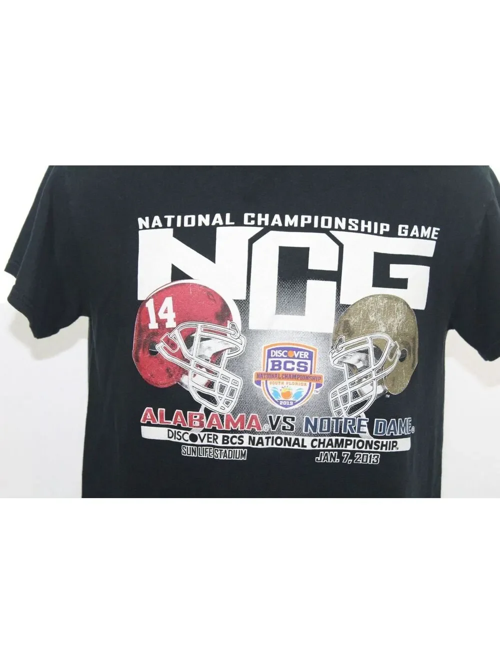 Nike Alabama Crimson Tide 2013 Orange Bowl National Championship T Shirt Small